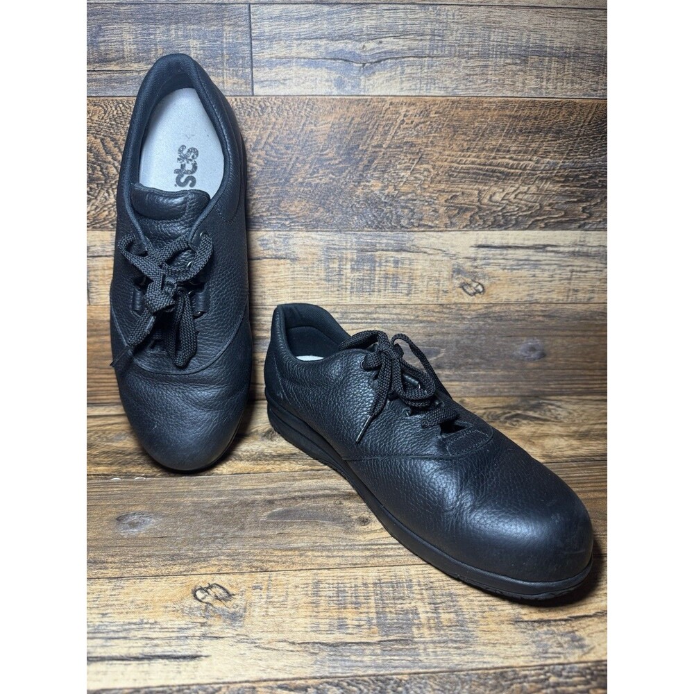 SAS Liberty Non Slip Lace Up Comfort Support‎ Shoe Black Women’s Size 10 M